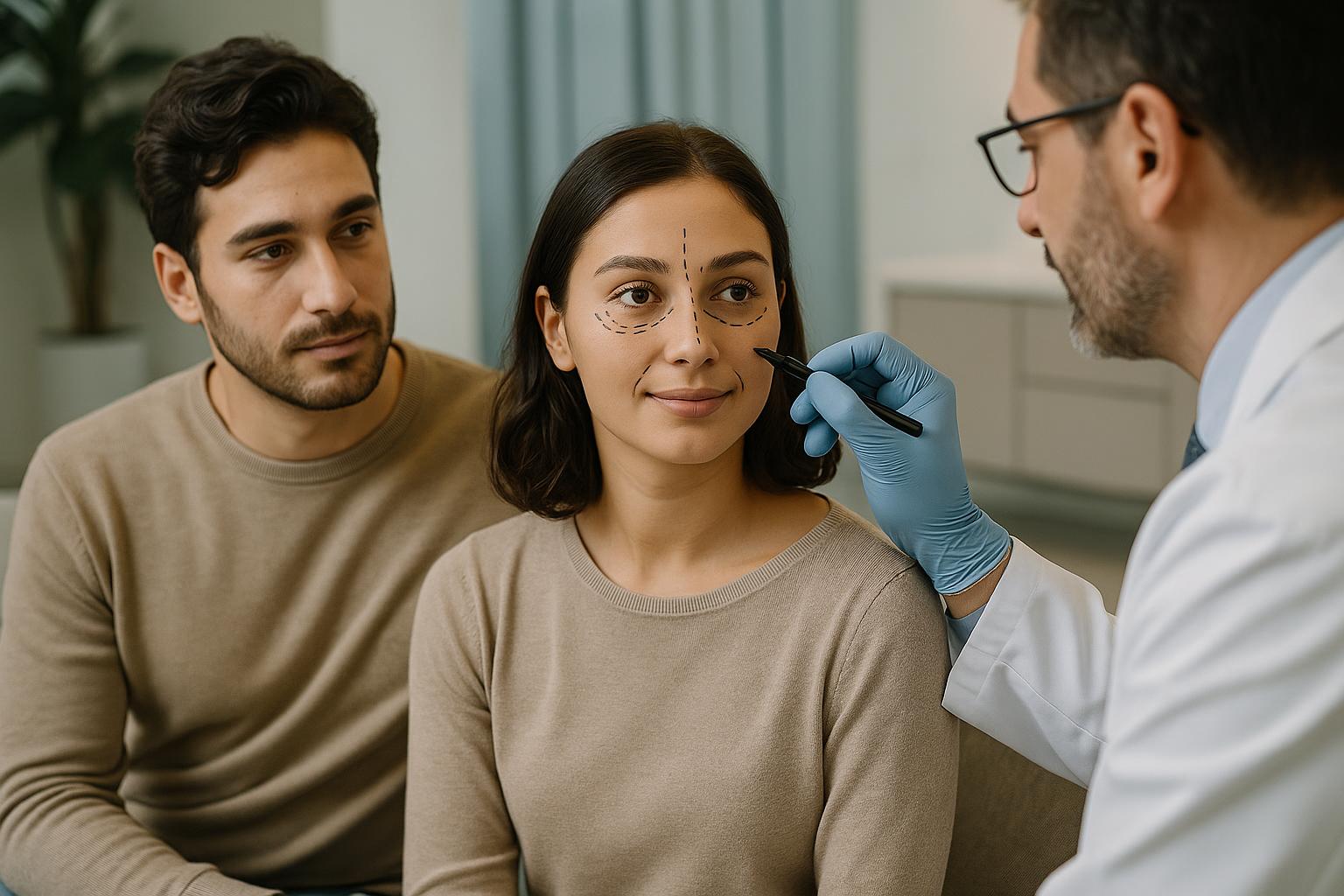 Rhinoplasty with Eyelid Surgery: Combined Facial Rejuvenation in Turkey — consultation